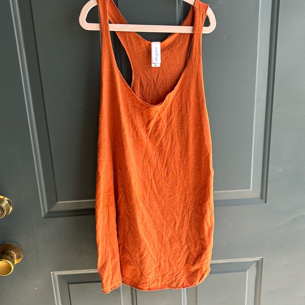 Over the Limit Orange Tank Top‎